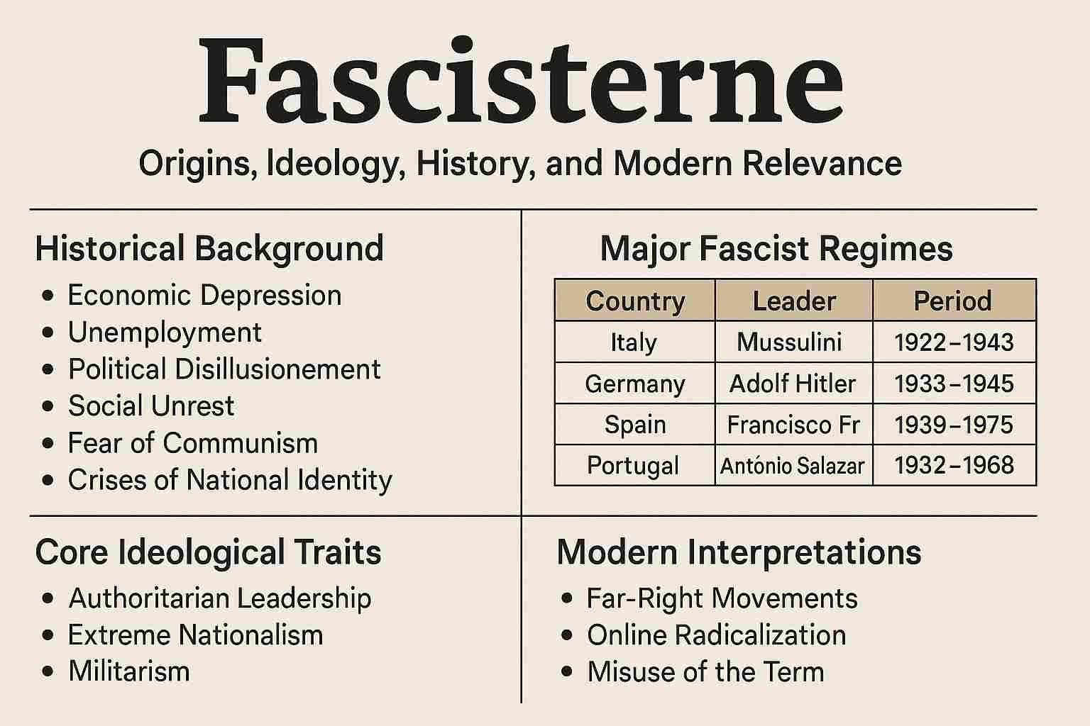 Fascisterne