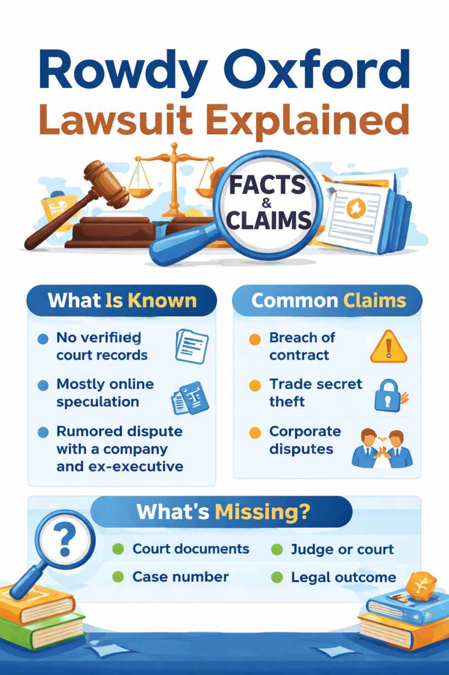 Rowdy Oxford Lawsuit